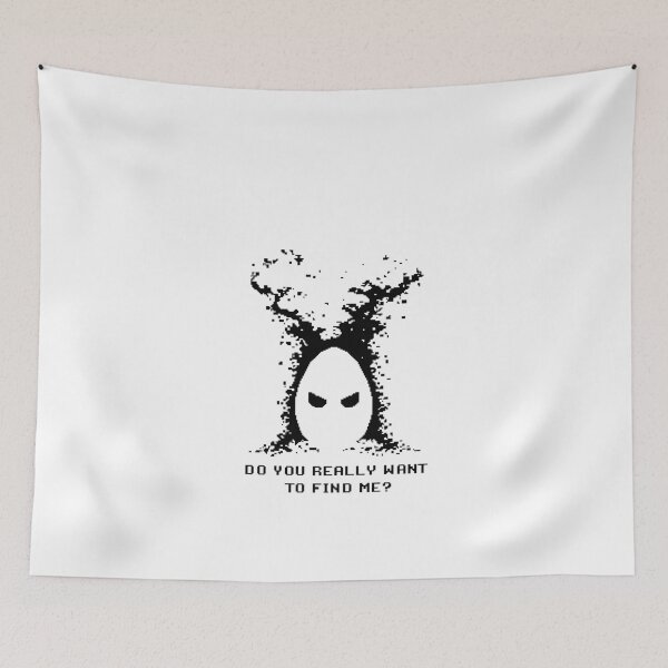 Item preview,  Easter Funny Horror Pixel Egg Dark Design designed and sold by WildHugeDot.