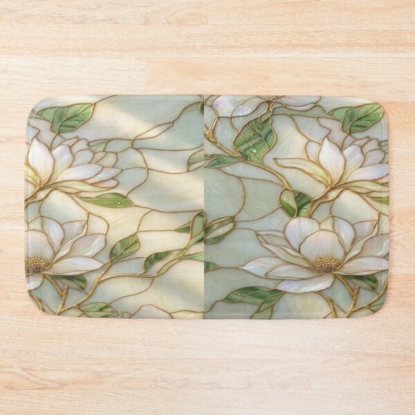 Item preview, Elegant white stained glass design designed and sold by NivyasArtistry.
