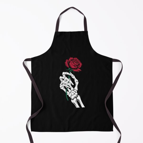 Item preview, Skeleton Hand Holding Stem Flower Valentine's Day Red Rose designed and sold by EllenJast.