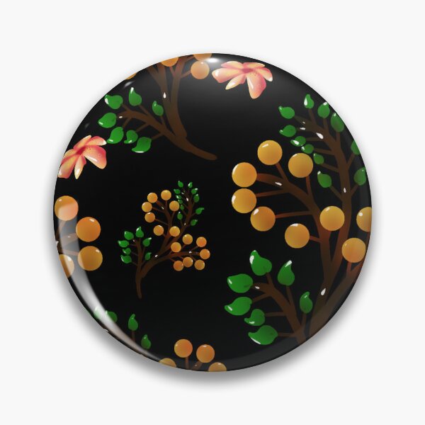 Item preview, Seamless botanical pattern with cute fruit branch and tiny flowers in a soft minimal floral nature aestheticBotanical Print Cute Spring Summer Design designed and sold by HopeAndHustle.