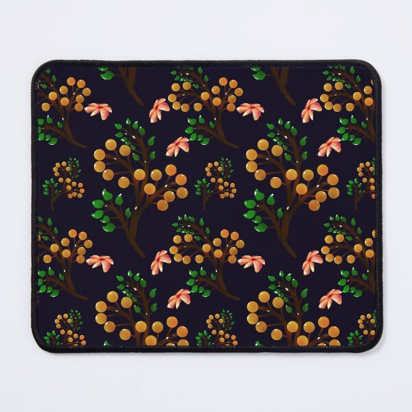 Item preview, Seamless botanical pattern with cute fruit branch and tiny flowers in a soft minimal floral nature aestheticBotanical Print Cute Spring Summer Design designed and sold by HopeAndHustle.