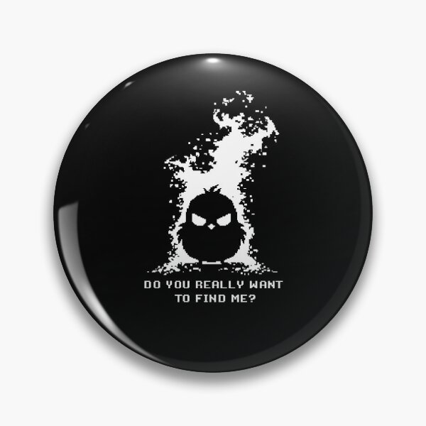 Item preview, Dark Easter Chick Pixel Horror Minimal Design designed and sold by WildHugeDot.