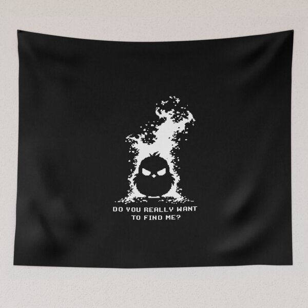 Item preview, Dark Easter Chick Pixel Horror Minimal Design designed and sold by WildHugeDot.
