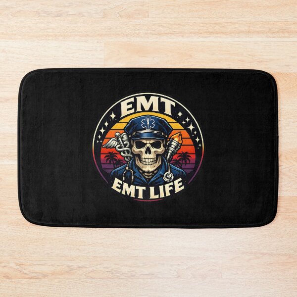 Item preview, EMT Life Skull Design Emergency Medical Technician First Responder Gift designed and sold by ClinicalHubs.