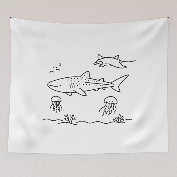 Item preview, Whale shark and friends designed and sold by raptoronboard.