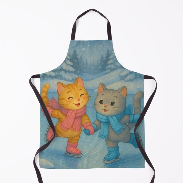 Item preview, Ice skating bliss: Cats on the ice designed and sold by Mauswohn.