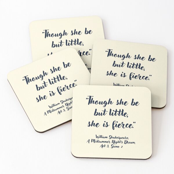 Item preview, Lit Shakespeare Quote from A Midsummer Night’s Dream designed and sold by CharlottePlaceArt.