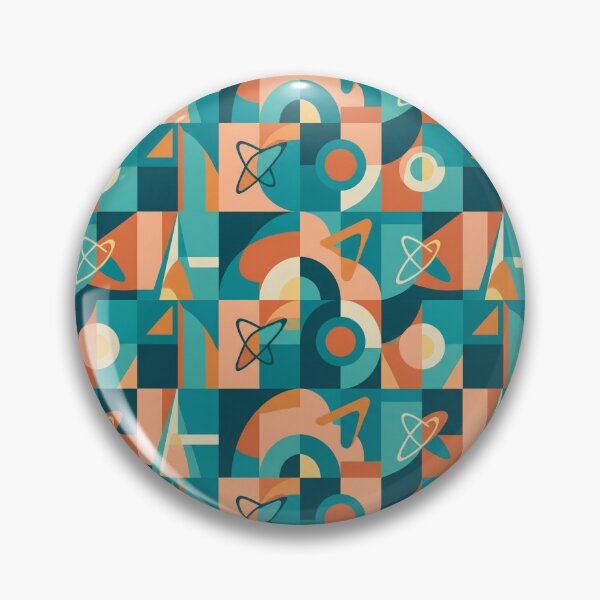 Item preview, Mid-Century Modern Retro Space Geometric Pattern designed and sold by byvarol.