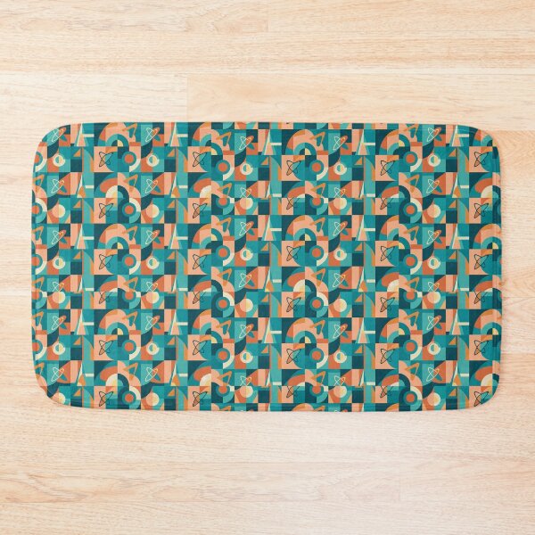 Item preview, Mid-Century Modern Retro Space Geometric Pattern designed and sold by byvarol.