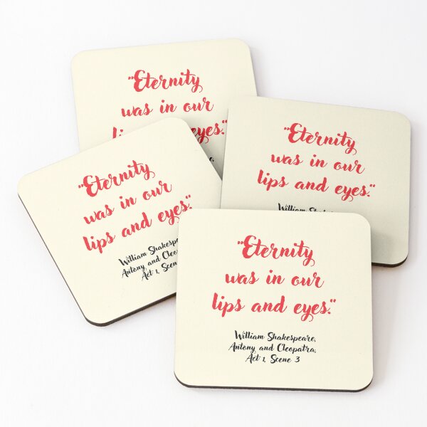 Item preview, Wicked Shakespeare Quote from Antony and Cleopatra designed and sold by CharlottePlaceArt.