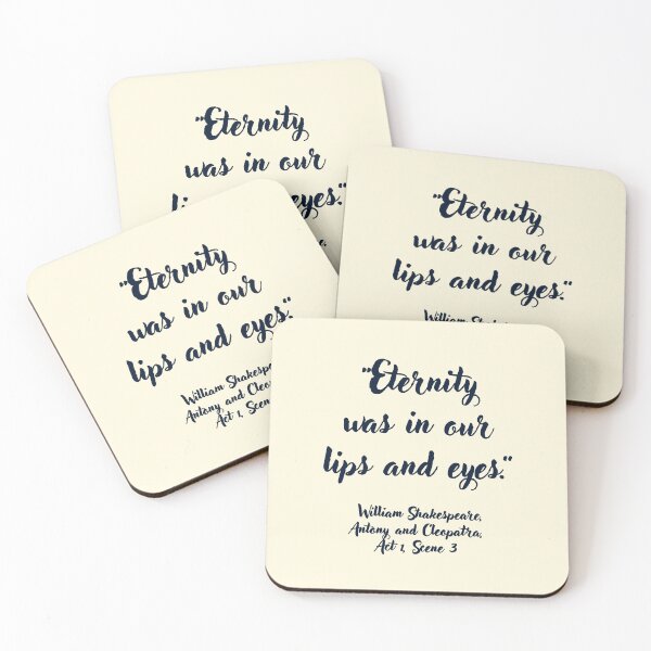Item preview, Wicked Shakespeare Quote from Antony and Cleopatra designed and sold by CharlottePlaceArt.