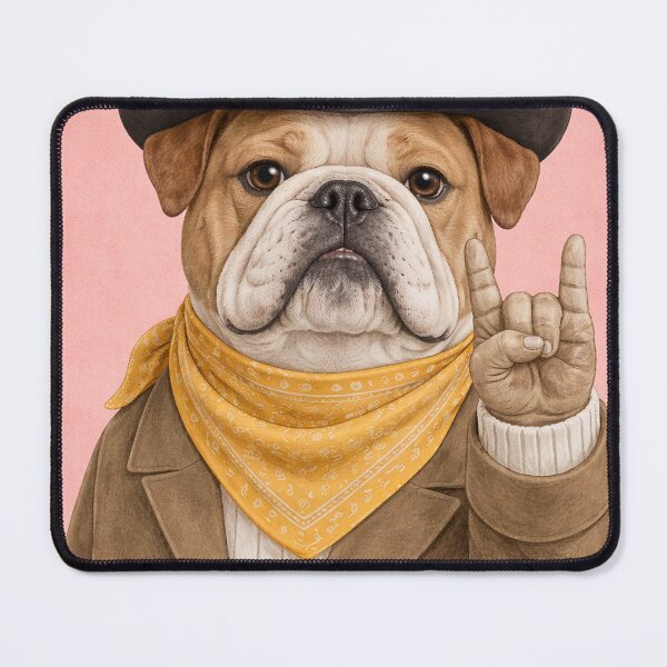 Item preview, Rocking Bulldog designed and sold by LuluLeb.