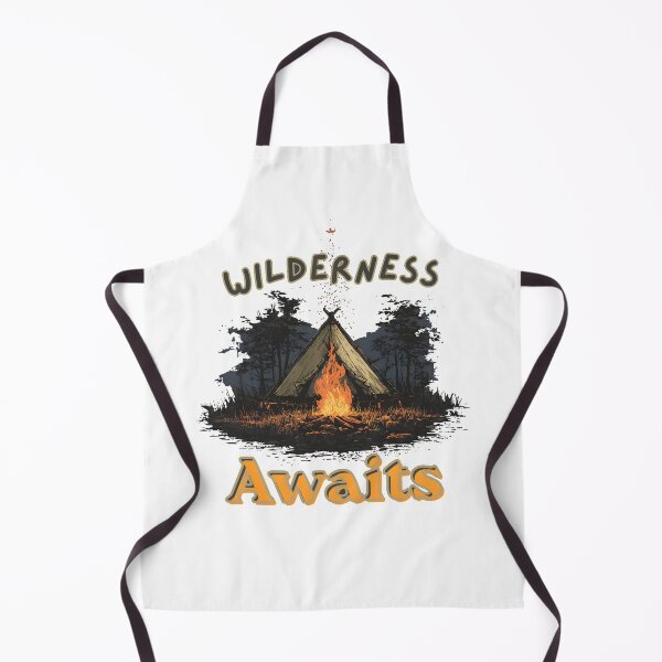Item preview, Wilderness Awaits Camping Campfire Tent T-Shirt  designed and sold by Emberveil Studio.