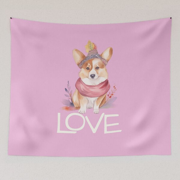 Item preview, Simply Love Corgi Cute Dog Typography Design designed and sold by Teacuppupdesign.