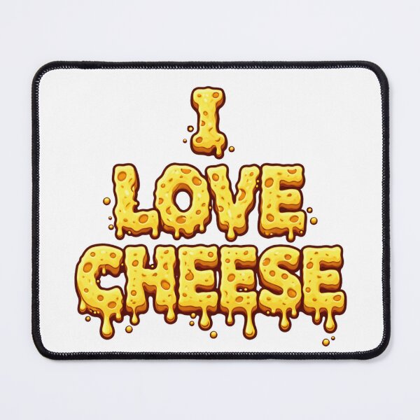 Item preview, I Love Cheese Funny Cheese Statement Design designed and sold by Wolf Creator.