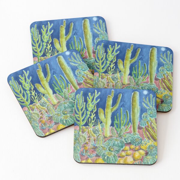 Item preview, A Cactus Garden under the midday sun designed and sold by PeasandPaint.