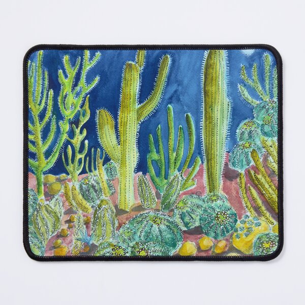 Item preview, A Cactus Garden under the midday sun designed and sold by PeasandPaint.