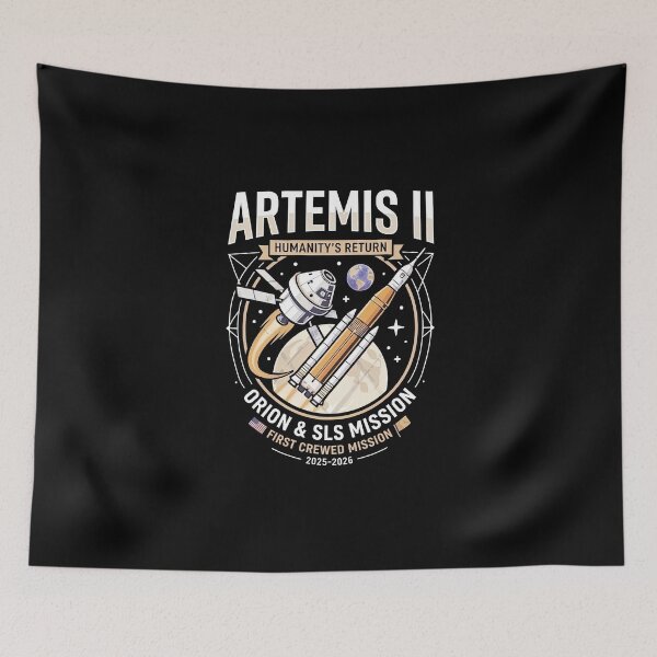 Item preview, Artemis II Humanity’s Return Orion & Sls Missions 2026 designed and sold by koffmannohe.
