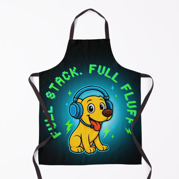 Item preview, Full Stack Full Fluff Golden Retriever Programmer Funny Software Engineer Gift designed and sold by easystorebuy.