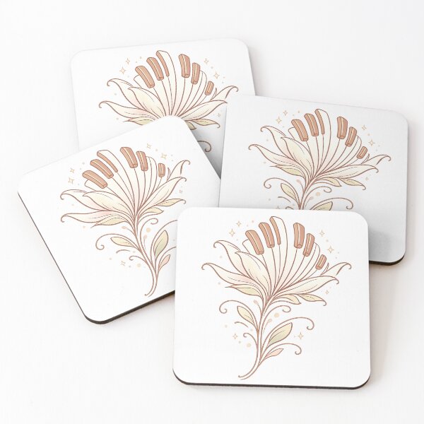 Item preview, Piano Flower Line Art Minimalist Music Lover Gift designed and sold by BlairWynne.