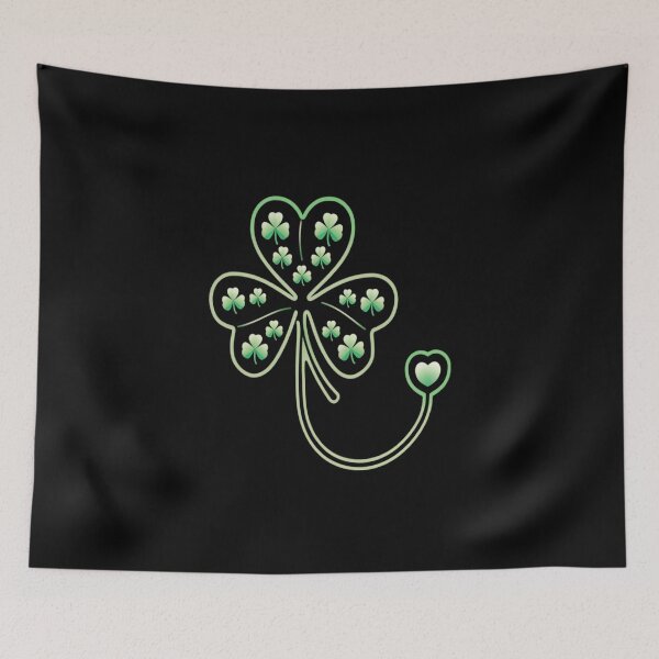 Item preview, Shamrock Stethoscope Nurse designed and sold by RonnasJackson.