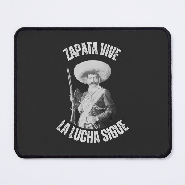Item preview, Zapata vive la lucha Sigue Black designed and sold by Lone Frog.