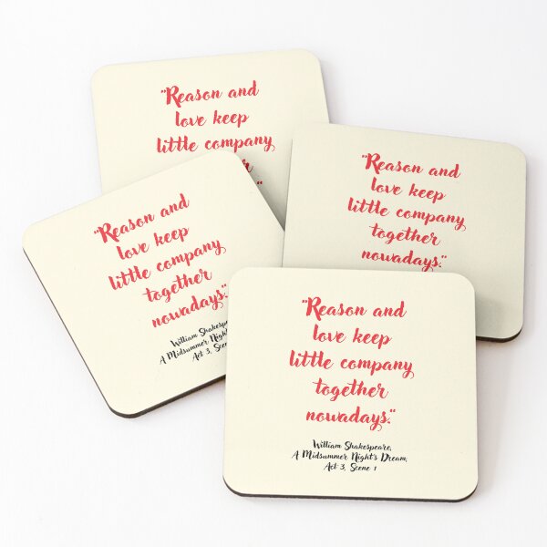 Item preview, Legit Shakespeare Quote from A Midsummer Night’s Dream designed and sold by CharlottePlaceArt.