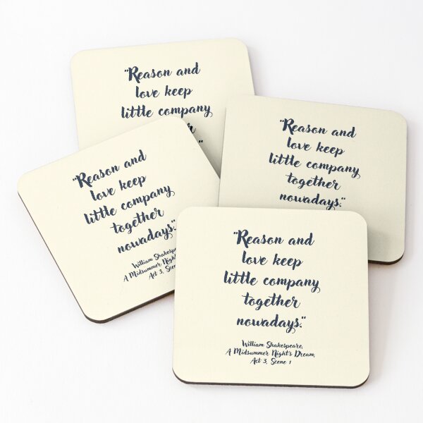 Item preview, Legit Shakespeare Quote from A Midsummer Night’s Dream designed and sold by CharlottePlaceArt.