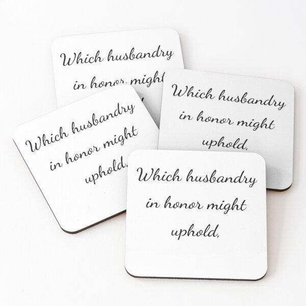 Item preview, "Which husbandry in honour might uphold," - handwriting black designed and sold by ariksworld.