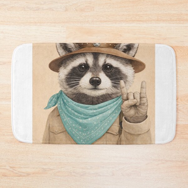 Item preview, Rocking Racoon - Rocking Animals Serie designed and sold by LuluLeb.
