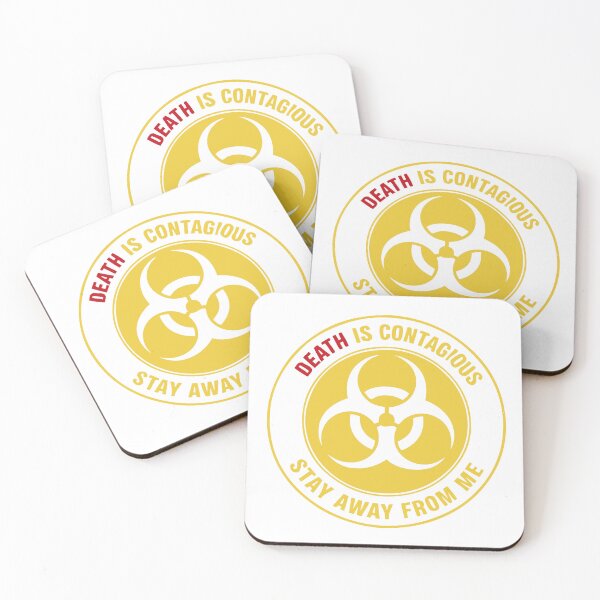 Item preview, Death is contagious stay away from me designed and sold by Say-Less-Studio.