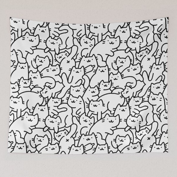 Item preview, Cats designed and sold by Quilimo Studio.