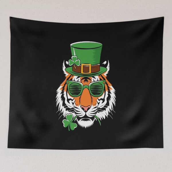 Item preview, Tiger Leprechaun St Patricks Day designed and sold by RonnasJackson.