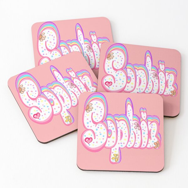 Item preview, Sophia Name - Kawaii Pastel flowers and sprinkles. Top 10 best personaIized custom name gift ideas for girls and women named Sophia designed and sold by Artonmytee.