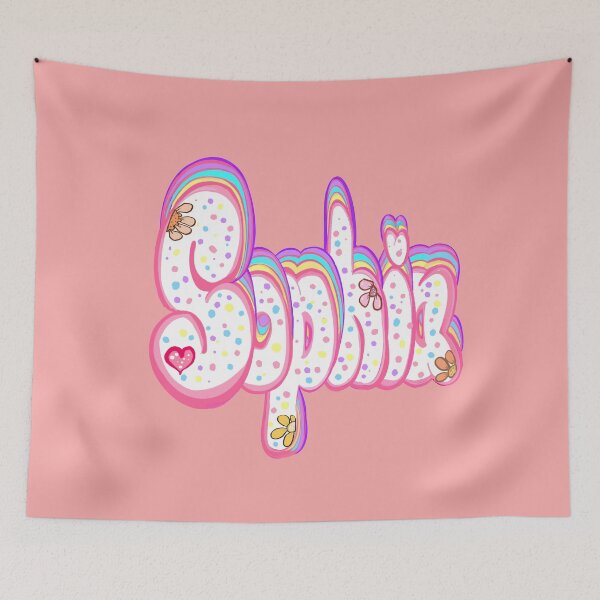 Item preview, Sophia Name - Kawaii Pastel flowers and sprinkles. Top 10 best personaIized custom name gift ideas for girls and women named Sophia designed and sold by Artonmytee.
