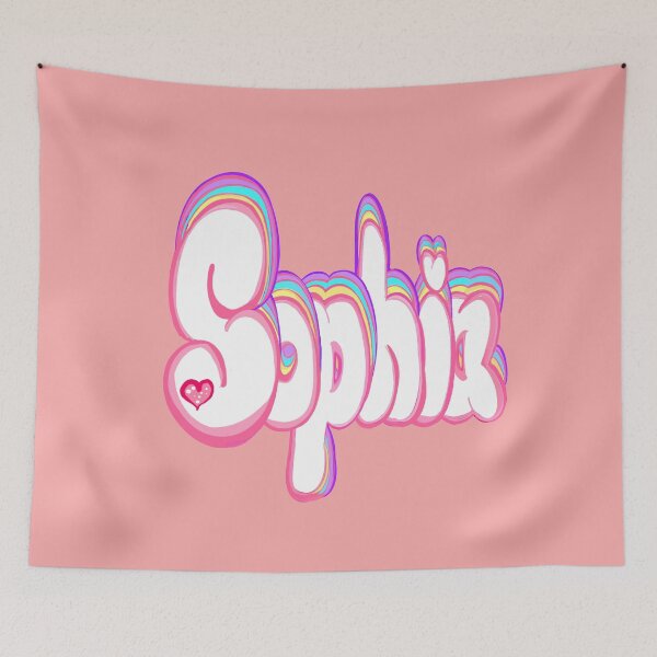 Item preview, Sophia Name - Kawaii Colorful Pastel Colors. Top 10 best personaIized custom name gift ideas for girls and women named Sophia designed and sold by Artonmytee.