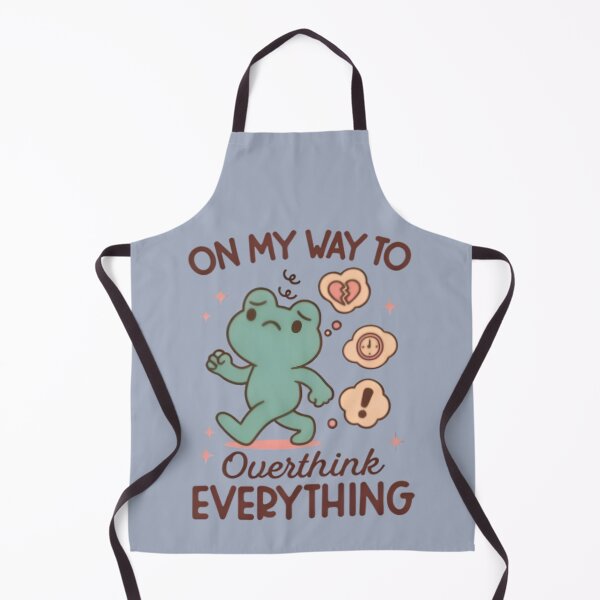 Item preview, Funny Overthinking Frog designed and sold by Rangmanch.
