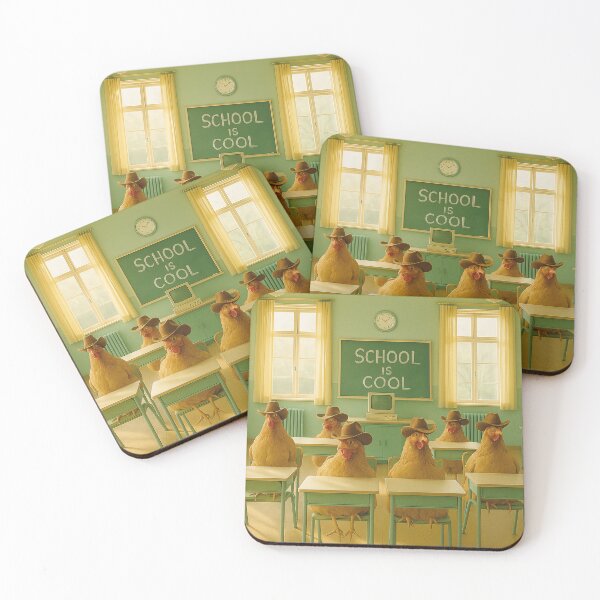 Item preview, Cowboy chickens in the classroom: School is Cool designed and sold by Mauswohn.