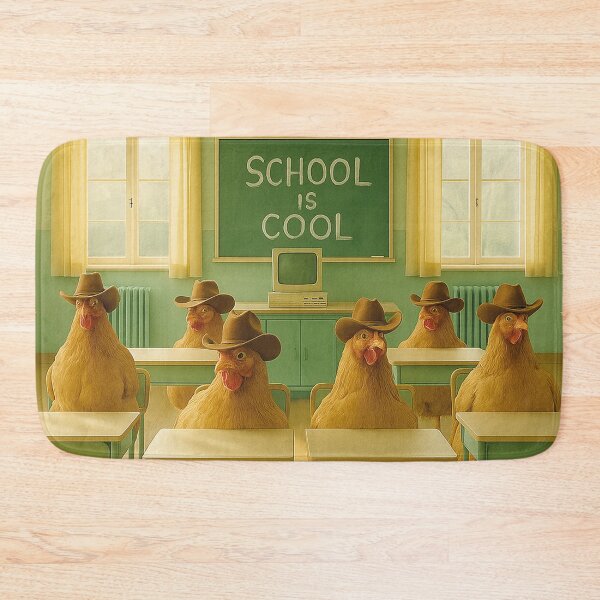 Item preview, Cowboy chickens in the classroom: School is Cool designed and sold by Mauswohn.