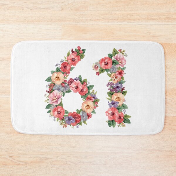 Item preview, 61st birthday flowers  watercolor. designed and sold by uunaa.