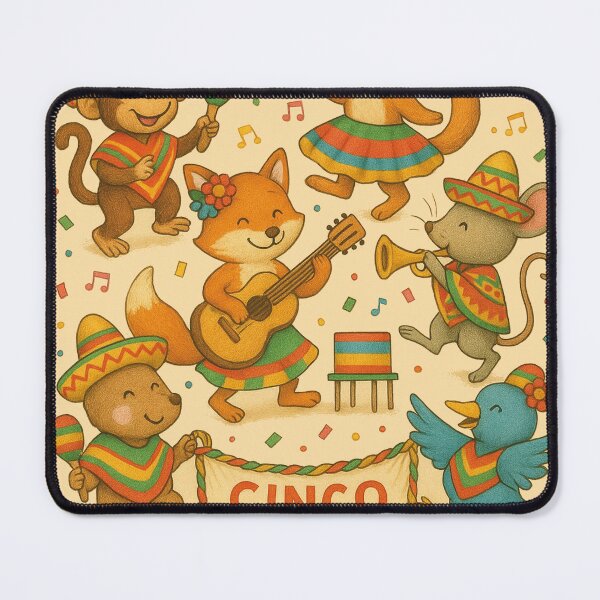 Item preview, Fiesta of the Animals: Joyful Cinco de Mayo Festival designed and sold by Mauswohn.