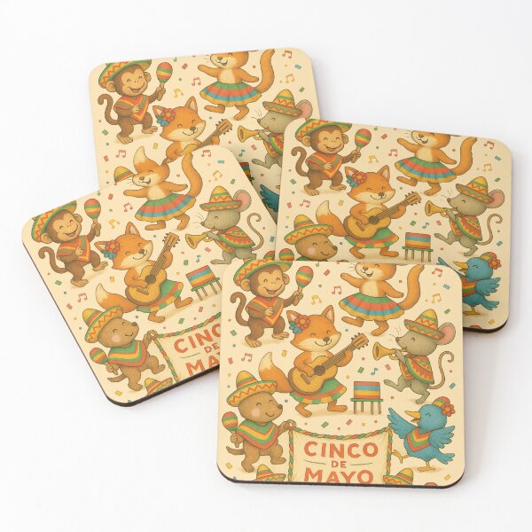 Item preview, Fiesta of the Animals: Joyful Cinco de Mayo Festival designed and sold by Mauswohn.