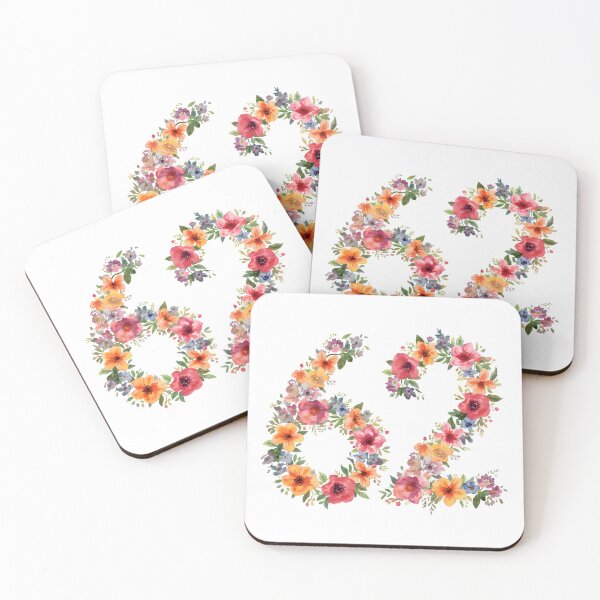 Item preview, 62nd birthday flowers  watercolor. designed and sold by uunaa.