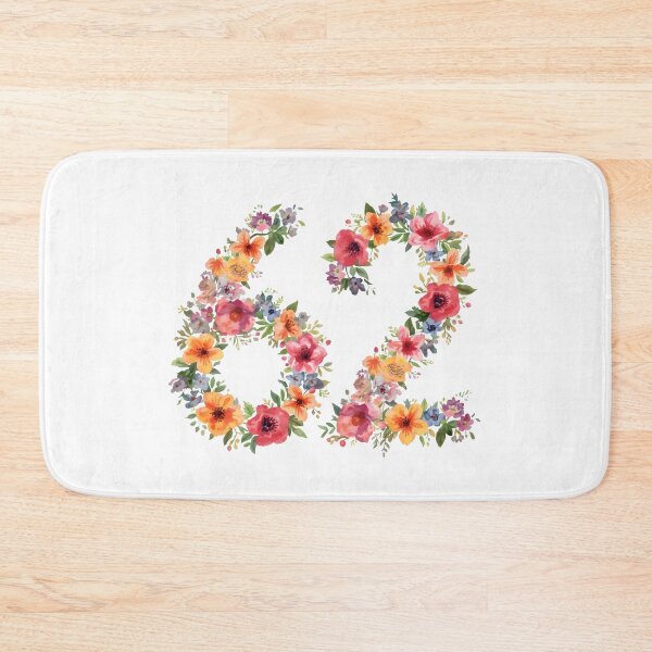 Item preview, 62nd birthday flowers  watercolor. designed and sold by uunaa.
