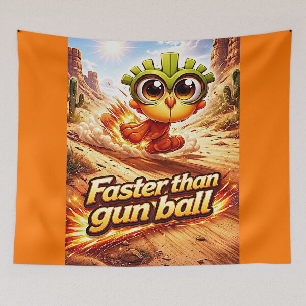 Item preview, Bird geek "Faster than a Gun ball" designed and sold by NubesDesignCH.