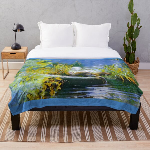 Item preview, River otter painting designed and sold by MandiArtist.