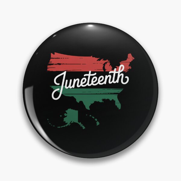 Item preview, American map with pan African Flag for Juneteenth Since 1865 designed and sold by IdunayaStore.