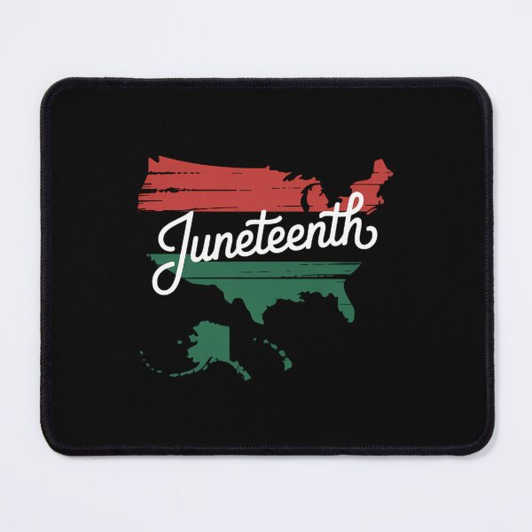 Item preview, American map with pan African Flag for Juneteenth Since 1865 designed and sold by IdunayaStore.