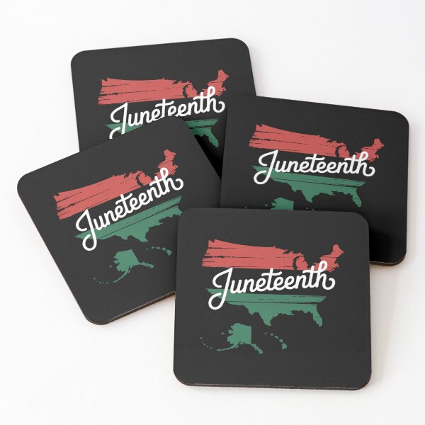 Item preview, American map with pan African Flag for Juneteenth Since 1865 designed and sold by IdunayaStore.