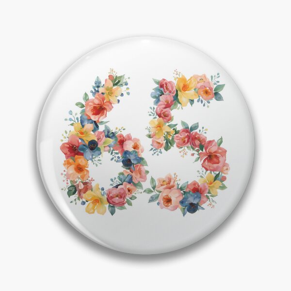 Item preview, 65th birthday flowers  watercolor. designed and sold by uunaa.